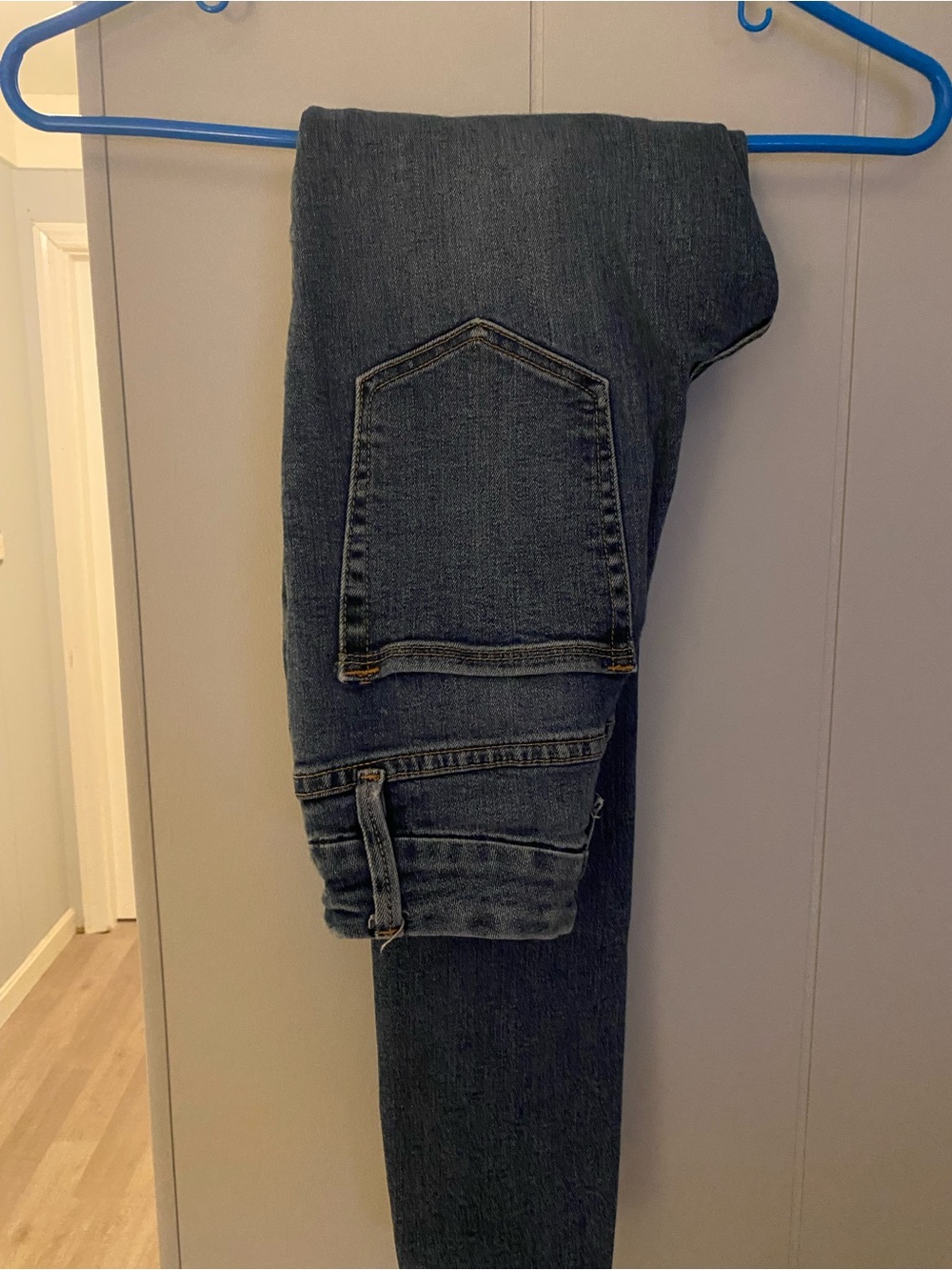 Good American Dark Blue Denim Jeans
